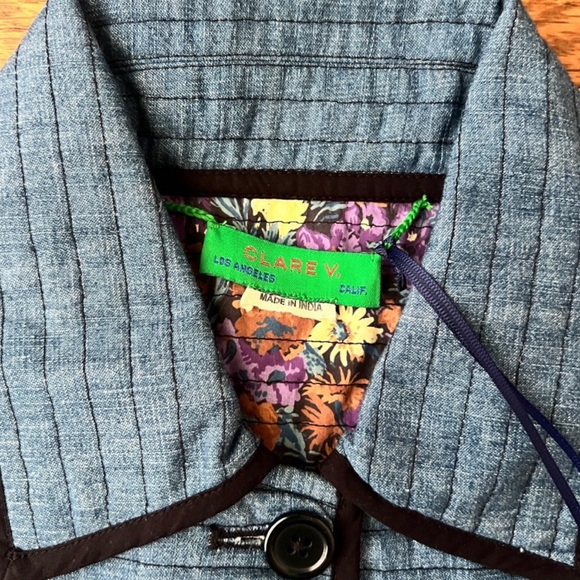 CLARE V Emmanuelle Reversible chore coat size small NWT retail price $375 - Picture 7 of 16